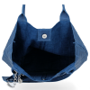 GEANȚĂ DIN PIELE shopper bag Vittoria Gotti denim B22